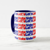 Mug Votons Mug. élection présidentielle Dem Rep (Devant gauche)