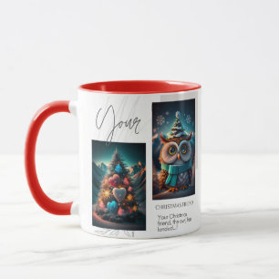Mug Votre ami de noël, le hibou.
