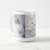 Mug Votre chat Chien Animaux de compagnie Photos Colla (Devant gauche)
