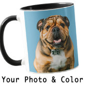 Mug Votre chien Photo personnalisée Couleur mignonne C