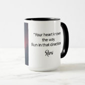 Mug Votre coeur connaît la manière dont (Devant droit)