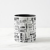 Mug Votre (Court) nom est partout (Centre)