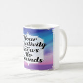 Mug Votre créativité est sans limites (Devant droit)