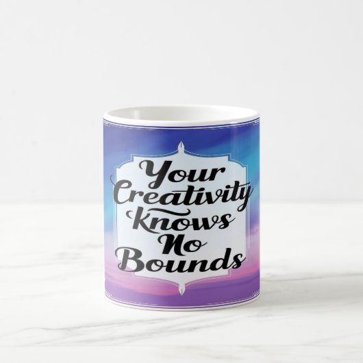 Mug Votre Créativité Ne Connaît Aucune Frontière (Centre)