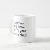 Mug Votre enfant favori (Devant gauche)