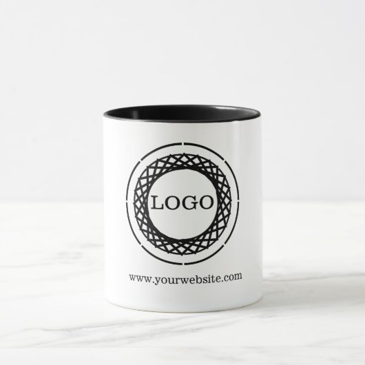 Mug Votre entreprise de logo ici (Centre)