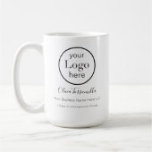 Mug Votre entreprise de nom de logo (Gauche)