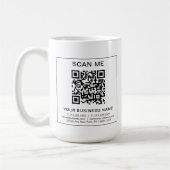 Mug Votre entreprise QR Code Simple Scan Promotionnels (Gauche)