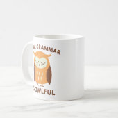 Mug Votre grammaire est puissante (Devant gauche)