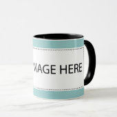 Mug Votre image Ici mère oie modèle (Devant droit)