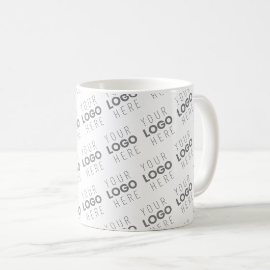 Mug Votre image/logo éclairé automatiquement + Motif (Devant droit)
