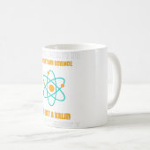 Mug Votre incapacité à comprendre la science n'est pas (Devant droit)