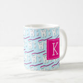 Mug Votre initiale | Dents mignons (Devant droit)