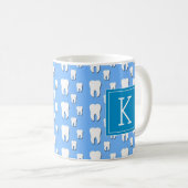 Mug Votre initiale | Dents mignons (Devant droit)