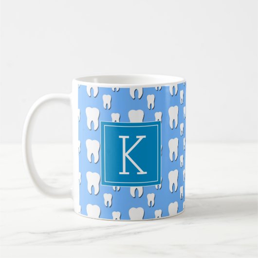 Mug Votre initiale | Dents mignons (Gauche)