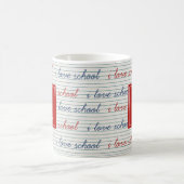 Mug Votre initiale | I Love School (Centre)