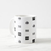 Mug Votre logo | 3 modèles de conception de logo modif (Devant gauche)