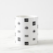 Mug Votre logo | 3 modèles de conception de logo modif (Centre)