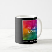 Mug Votre logo d'entreprise Ajouter un nom Texte perso (Devant droit)