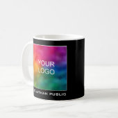 Mug Votre logo d'entreprise Ajouter un nom Texte perso (Devant gauche)