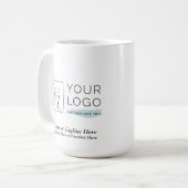 Mug Votre logo d'entreprise et les détails Customisés (Devant gauche)
