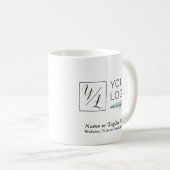 Mug Votre logo d'entreprise et les détails Customisés (Devant droit)