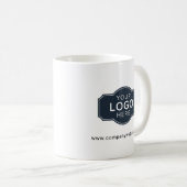 Mug Votre logo d'entreprise et votre site Web d'entrep (Devant droit)