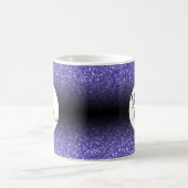 Mug Votre logo d'entreprise Parties scintillant violet (Centre)