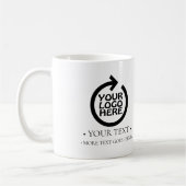 Mug Votre logo d'entreprise personnalisé (Gauche)