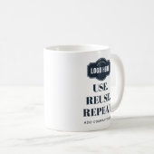 Mug Votre logo d'entreprise Slogan et nom de société p (Devant droit)