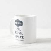 Mug Votre logo d'entreprise Slogan et nom de société p (Devant gauche)