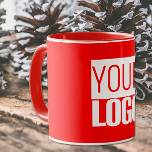 Mug Votre logo en rouge vif