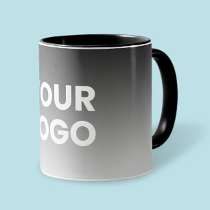 Mug Votre logo et dégradé de couleur moderne modifiabl