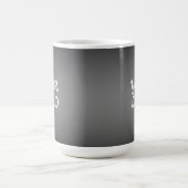 Mug Votre logo et moderne gris foncé modifiable couleu (Centre)