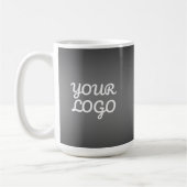 Mug Votre logo et moderne gris foncé modifiable couleu (Gauche)