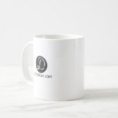 Mug Votre logo ici éditable modèle d'entreprise (Devant gauche)