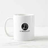 Mug Votre logo ici éditable modèle d'entreprise (Gauche)