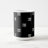Mug Votre logo ou toute image | Bandes diagonales (Centre)