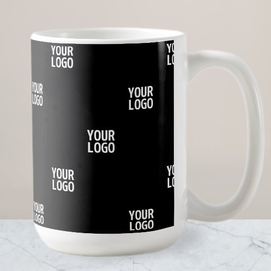 Mug Votre logo ou toute image | Bandes diagonales