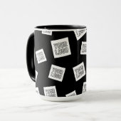 Mug Votre logo, photo ou autre image | Placement aléat (Devant gauche)