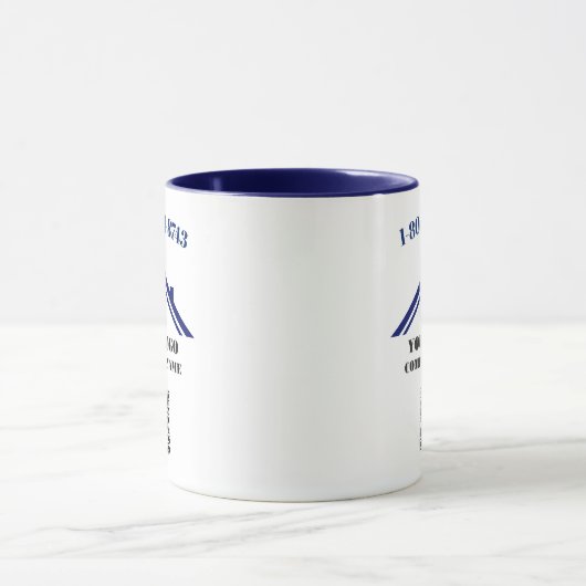 Mug Votre logo professionnel QR Code Café  (Centre)