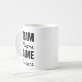 Mug Votre Logo Team Player Inspirational Business Cade (Devant gauche)