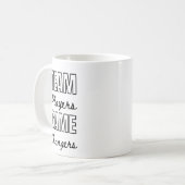 Mug Votre Logo Team Player Inspirational Corporate Cad (Devant gauche)