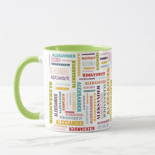 Mug Votre (Long) nom est partout (Gauche)