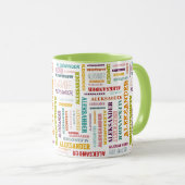 Mug Votre (Long) nom est partout (Devant droit)
