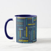 Mug Votre (Long) nom est partout (Gauche)