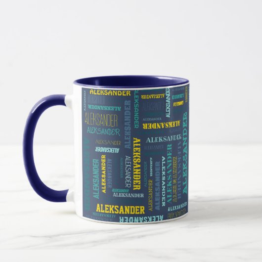 Mug Votre (Long) nom est partout (Gauche)