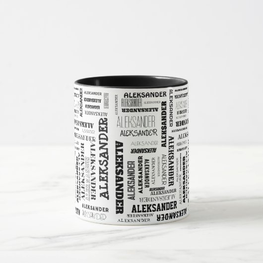 Mug Votre (Long) nom est partout (Centre)