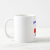 Mug Votre machine vers le bas (Gauche)