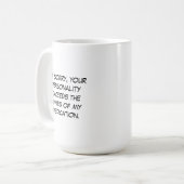 Mug Votre Musique Personalité (Devant gauche)